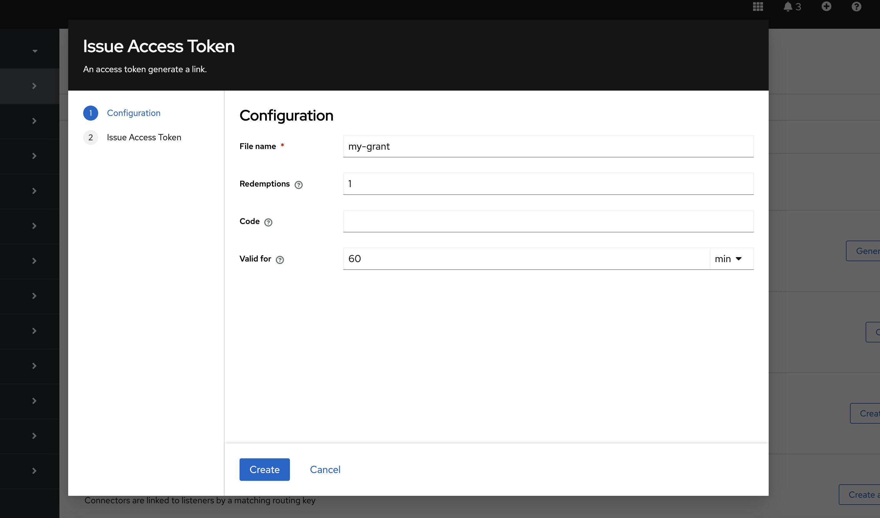 create access token