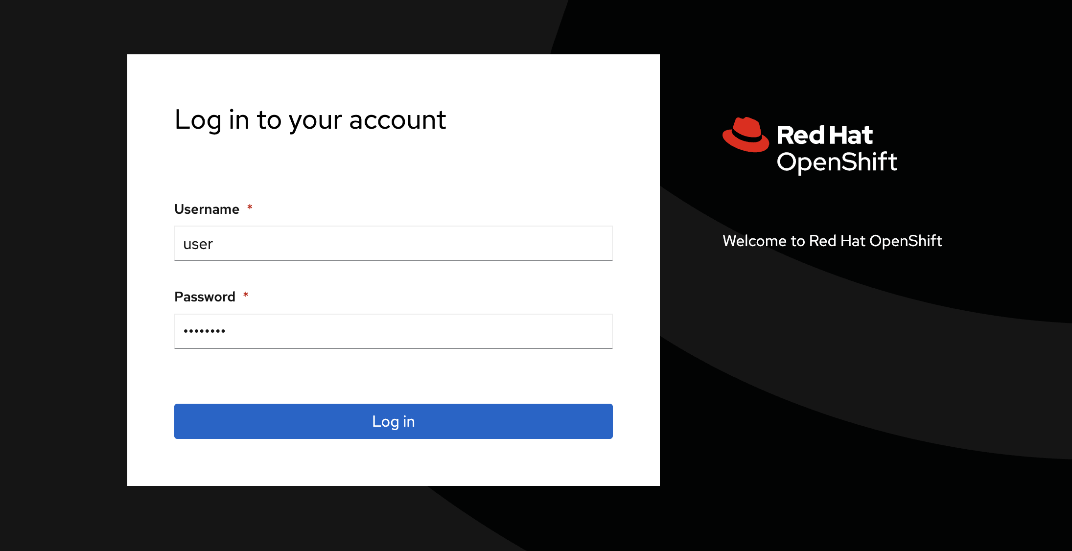 grafana openshift login cred
